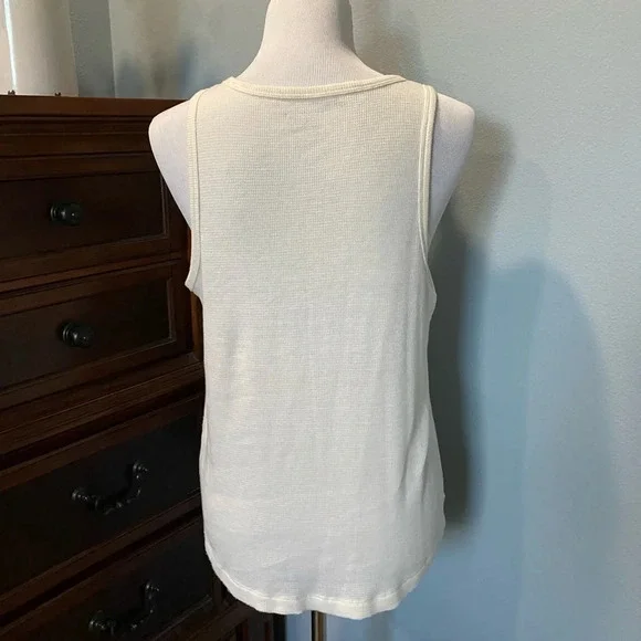 AMERICAN EAGLE Sleeveless Henley, Size Small - Picture 3 of 4